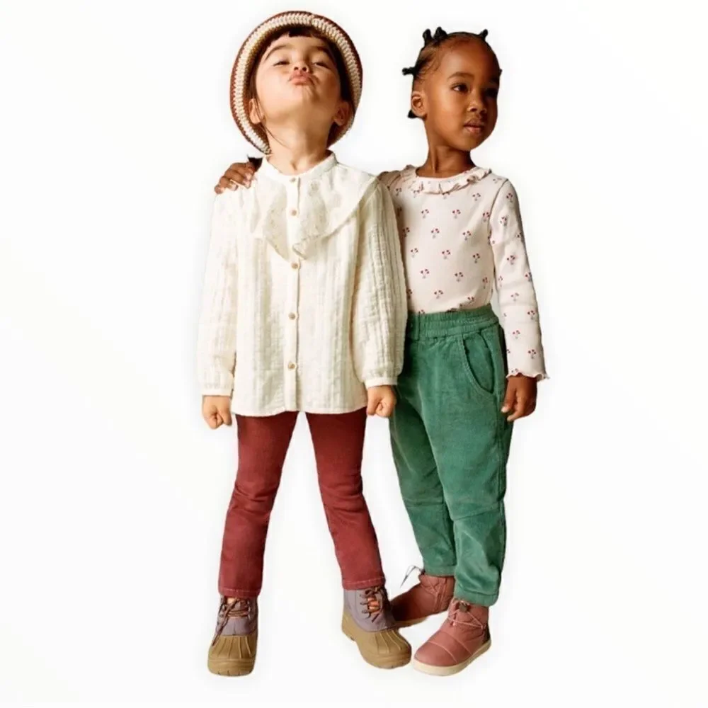 ZARA Kids | Mauve | TOPSTITCHED HIKING BOOTS
